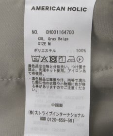 AMERICAN HOLIC 【選べる丈】ギャザーウールライクスカーチョ