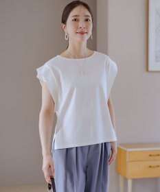 組曲 S ハシゴレースフレンチスリーブ カットソー