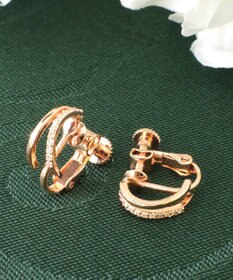 Tiaclasse ツーラインイヤリング