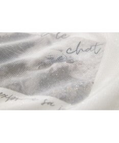 ANY SIS L 【貴島明日香さんコラボ】チュールレイニャード猫 Tシャツ