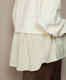 OP／FILA 【ocean pacific】らくティブ/異素材ミックスダンボールプルオーバー