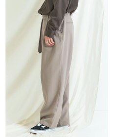 CRAFT STANDARD BOUTIQUE ポリエステルツイルベルテッドパンツ