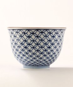 たち吉 【たち吉】染付七宝文 お茶呑茶碗（桐箱入）〈5個〉 波佐見焼