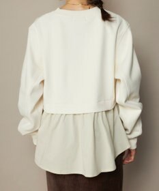 OP／FILA 【ocean pacific】らくティブ/異素材ミックスダンボールプルオーバー