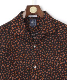 J.PRESS MEN 【J.PRESS ORIGINALS】Broad Print 1902 Open Collar Shirt