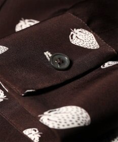 Paul Smith Graphic Strawberry ボウタイ ブラウス