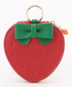 ANY KIDS 【Strawberry Collection】カラビナ付きいちごポーチ