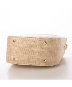 UNBILLION cachecache ポリプロピレンヒート×ビニール丸型2wayトートバッグ