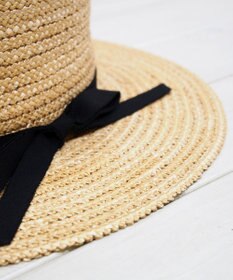 石田製帽 花麦ｘマニラ麻 キャノチエ