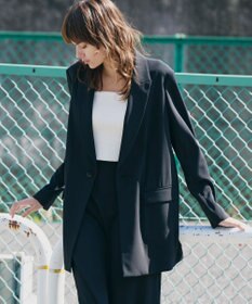 uncrave クールタッチツイル シングルジャケット