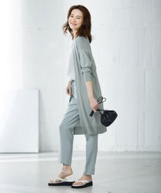 ICB 【WEB限定カラーあり・洗える】シンセティックハイゲージ  ロングカーディガン