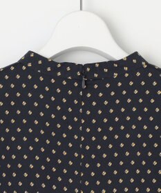 J.PRESS LADIES L 【洗える】ジオメトリックプリント ワンピース