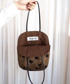 AND WOOL 【手刺繍のような刺繍が美しい】ハイドランジア刺繍 miniバッグ