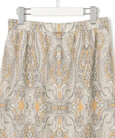 23区 【洗える】Rattiドローイングペイズリープリント スカート