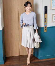 Tiaclasse 【ダブルクロス・洗える】アシメタックスカート