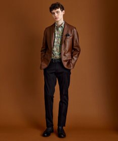 JOSEPH ABBOUD 【人気】ウエストも伸びる！ 定番 オーガニックストレッチパンツ