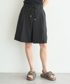 earth music&ecology 【セットアップ対応】ウエストリボンバミューダパンツ