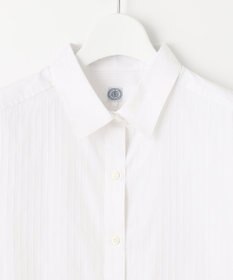 J.PRESS LADIES L 【洗える】ドビーストレッチ シャツカラー ブラウス