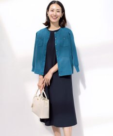 J.PRESS LADIES L 【セットアップ対応・人気素材】Light ジョーゼット ワンピース