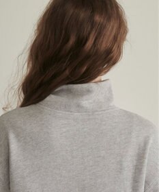 WEGO 【ANGIE VINTAGE】ワンポイント刺繍ハーフZIPスウェットプルオーバー