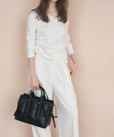 TOPKAPI 【TREASURE TOPKAPI】メタリック パデット ショルダー付 トートバッグ