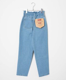 WEGO ウエストフリルマムデニムパンツ