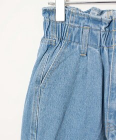 WEGO ウエストフリルマムデニムパンツ