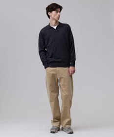 J.PRESS MEN 【TAILORED KNIT】コットンカシミヤ スキッパー ニットポロシャツ