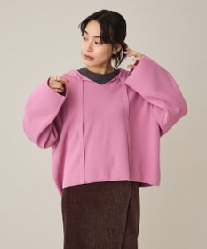 CRAFT STANDARD BOUTIQUE ハーフミラノニットフーディー＜ハンドウォッシャブル＞