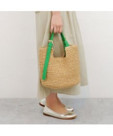 UNBILLION cachecache ベルトハンドルベーシック手編みトートバッグ