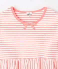 組曲 KIDS 【UVケア】【150-160㎝】マリンボーダー チュニック