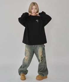 WEGO 【ユニセックス着用ITEM】別注BENDAVISワンポイントT（LS）