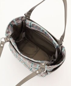 Y'SACCS ドローイングチェックトートバッグ