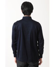 DAKS チェックプラケット ジップアップポロ