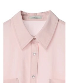 earth music&ecology ウ゛ィンテージボタンフロントポケットシャツ