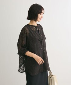 Green Parks ２ＷＡＹ　リーフジャガードシアーシャツ