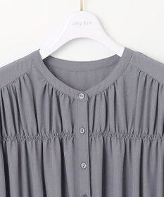 ANY SIS 【撥水】シャーリングシャツ ワンピース