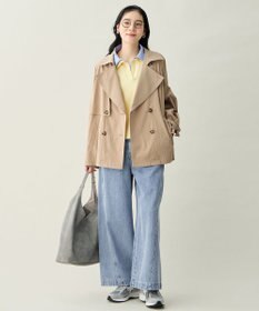 ANY L ファブリックコンビスキッパーニット