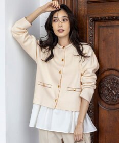 ANY SIS L CICA加工 ニット ジャケット