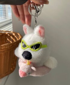 WEGO バカンスわんこぬいぐるみキーホルダー