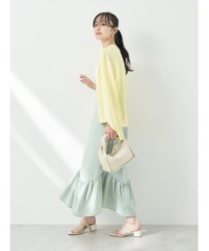 earth music&ecology イレヘムチェックスカート