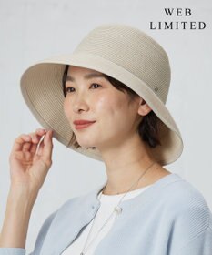 J.PRESS LADIES 【WEB限定カラーあり・洗える・UVカット・畳める】BRAID HAT