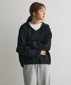 CRAFT STANDARD BOUTIQUE ハーフミラノニットフーディー＜ハンドウォッシャブル＞