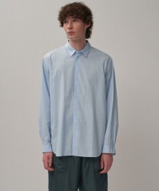 ATON SHRINK COTTON LAWN | オーバーサイズシャツ - UNISEX