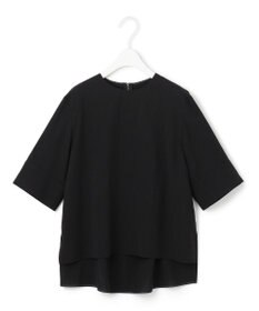 ICB L 【接触冷感・UVカット・洗える】 T/Rドライリネン Tブラウス