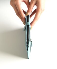 Atelier nuu 日本製 薄マチ本革 lim スマートロングウォレット