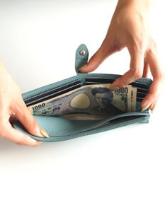 Atelier nuu 日本製 薄マチ本革 lim スマートロングウォレット