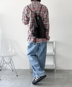 WEGO 【ユニセックス着用ITEM】センターzipナップサック