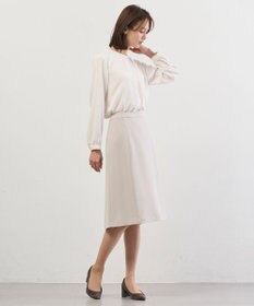 J.PRESS LADIES S ヌーディスバックサテン ブラウス
