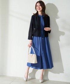 ANY SIS シアーメッシュ ノーカラージャケット